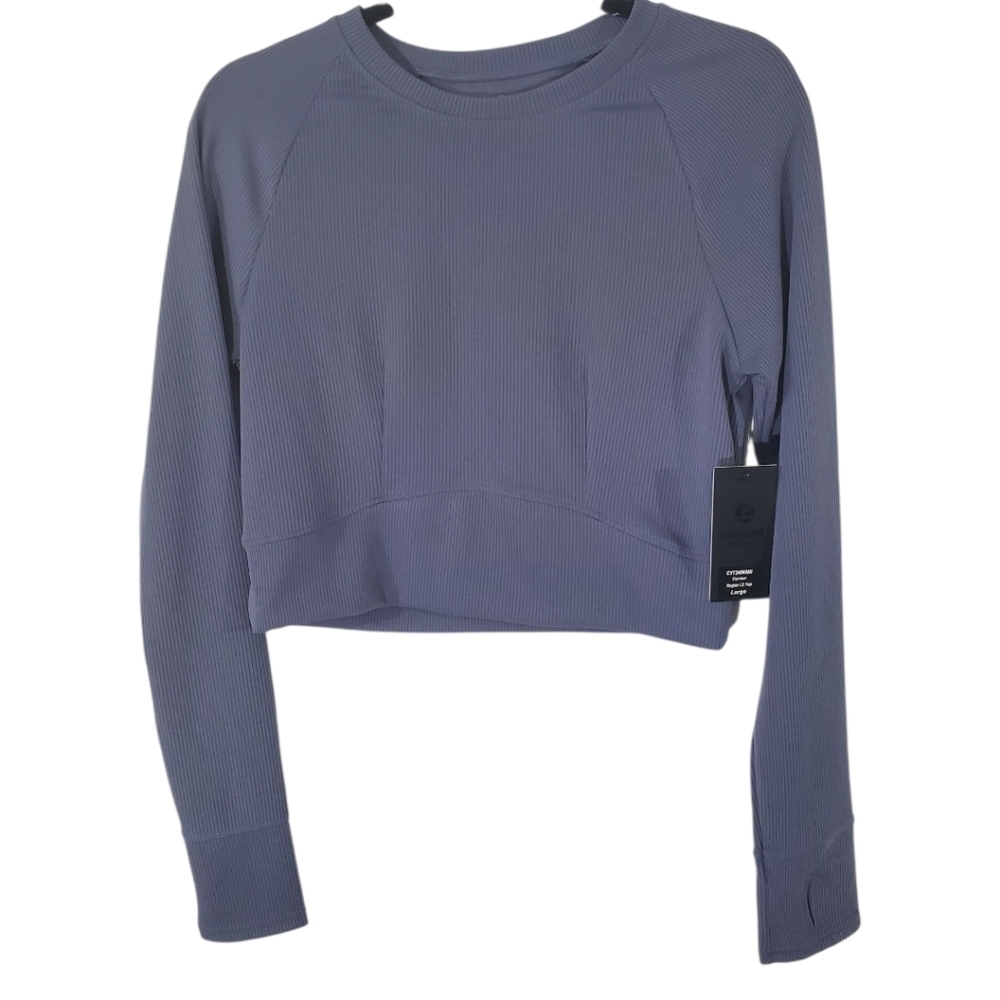 🩵 LEG END Active Crooped Top NWT